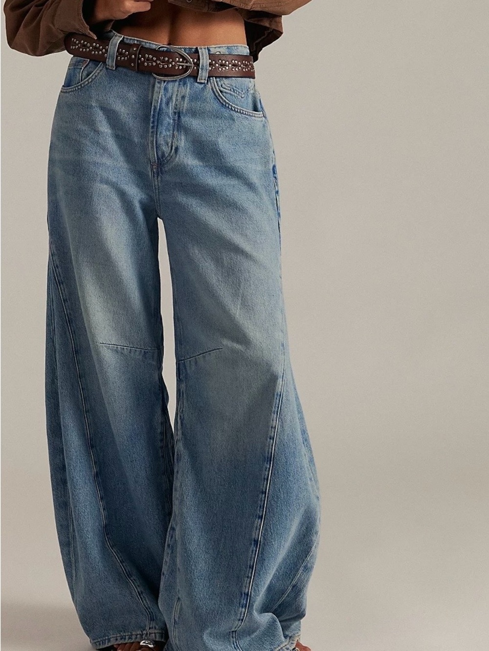 Free People We The Free Eden Slouchy Wide Leg Jeans